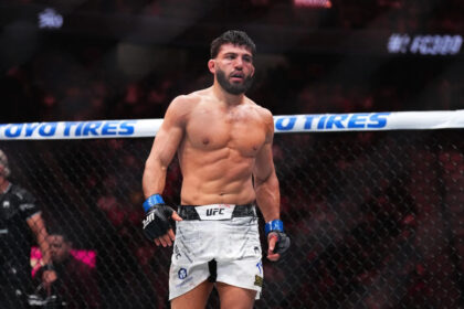 Arman Tsarukyan during UFC fight