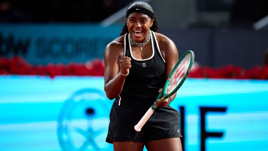 Baptiste saves 6 match points at Madrid Open, dominates Sabalenka