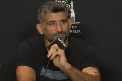 Beneil Dariush Addresses Swollen Eye Ahead of UFC Perth