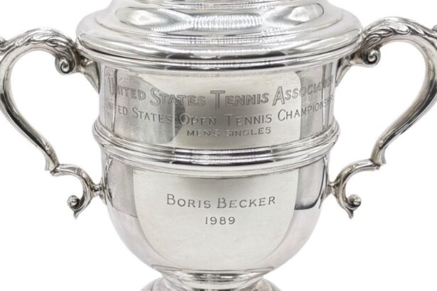 Boris Becker's 1989 US Open singles trophy sold for $357,000
