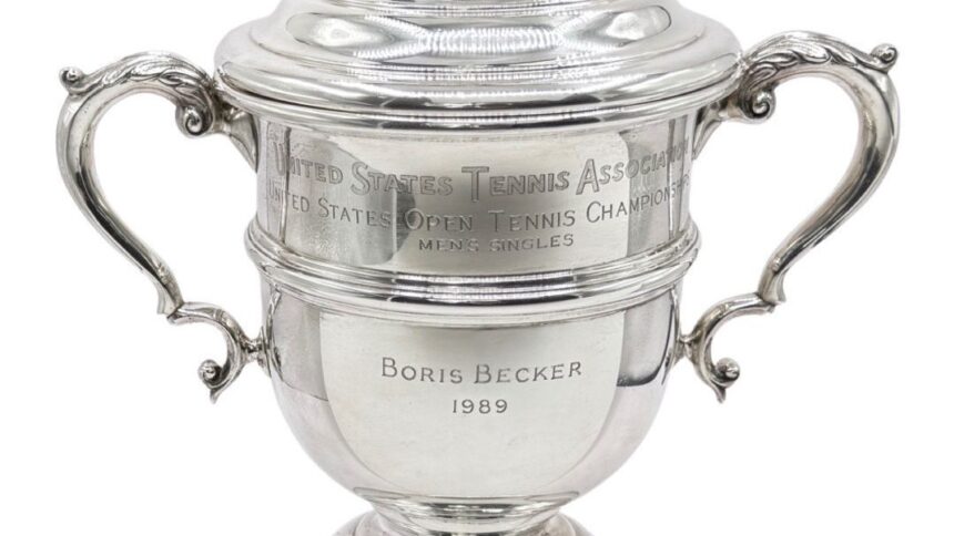 Boris Becker's 1989 US Open singles trophy sold for $357,000