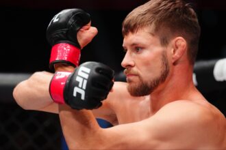 Bryce Mitchell enters the Octagon for his fight against Said Nurmagomedov