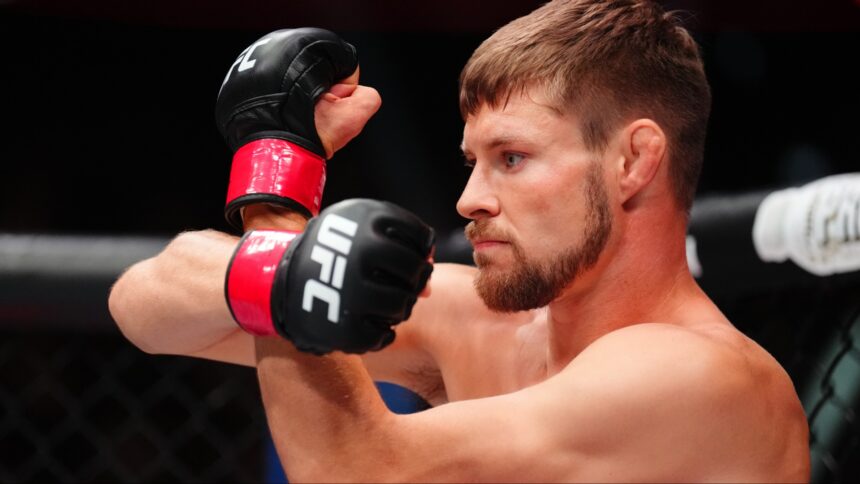 Bryce Mitchell enters the Octagon for his fight against Said Nurmagomedov