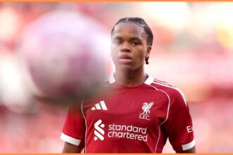 Rio Ngumoha in action for Liverpool