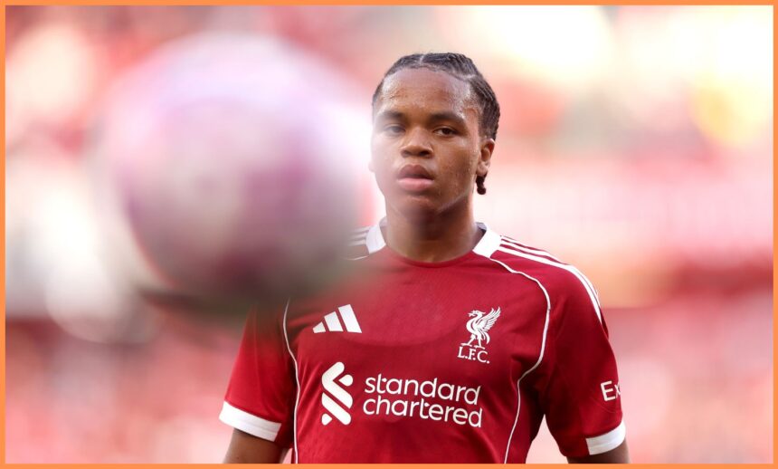 Rio Ngumoha in action for Liverpool