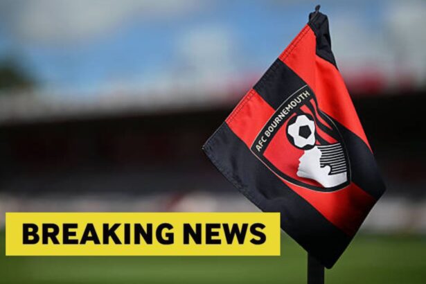 Bournemouth flag with breaking news overlay
