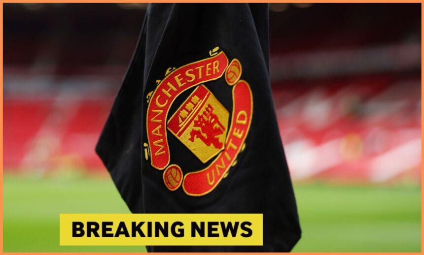 Manchester United corner flag and