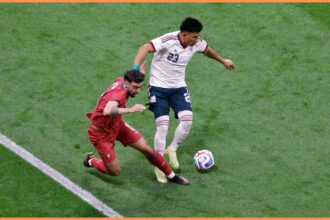 Bruno Fernandes in action for Portugal against Mexico