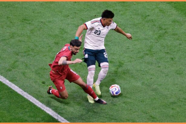 Bruno Fernandes in action for Portugal against Mexico