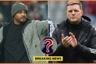 Vincent Kompany and Eddie Howe