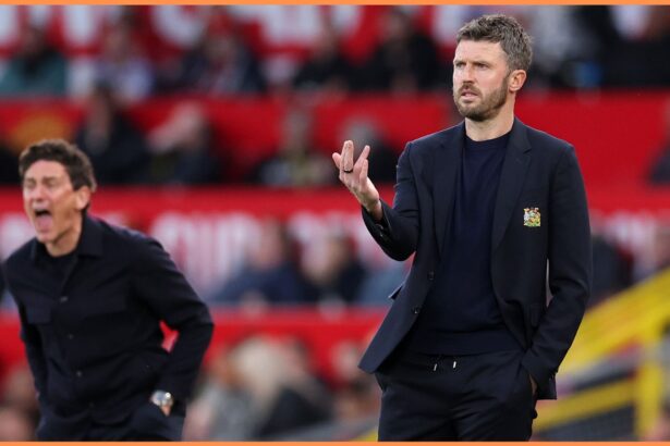 Michael Carrick during Manchester United