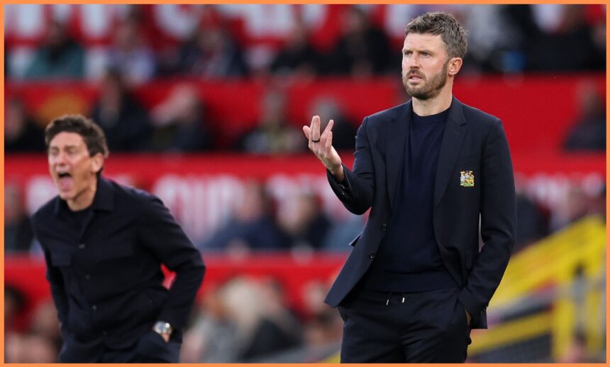 Michael Carrick during Manchester United