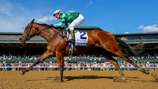 Cheers to Ashland: Percy's Barr rampages through Keeneland to win spot in Kentucky Oaks