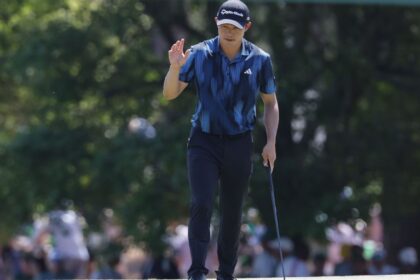 Collin Morikawa limps to T-7 at Masters