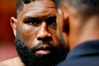 Curtis Blaydes prepares to enter the Octagon at UFC 327