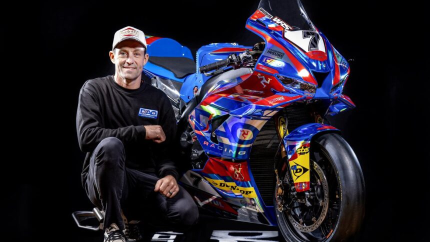 Josh Brookes with 2026 DAO Racing Honda. Credit: DAO Racing.