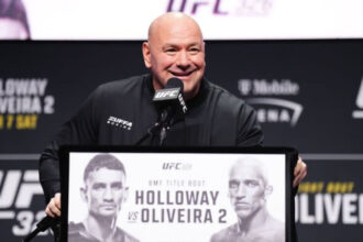 Dana White during UFC 326 press conference