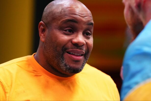 Daniel Cormier on the set of The Ultimate Fighter 33