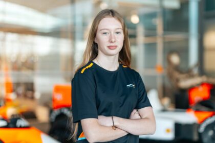 Ella is hoping to follow her father's footsteps at McLaren