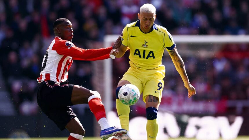 De Zerbi will have to drop the Spurs star, who completed four passes in all games.