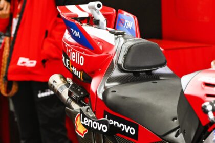 New Ducati rear aero and leg wings, 2026 US MotoGP.