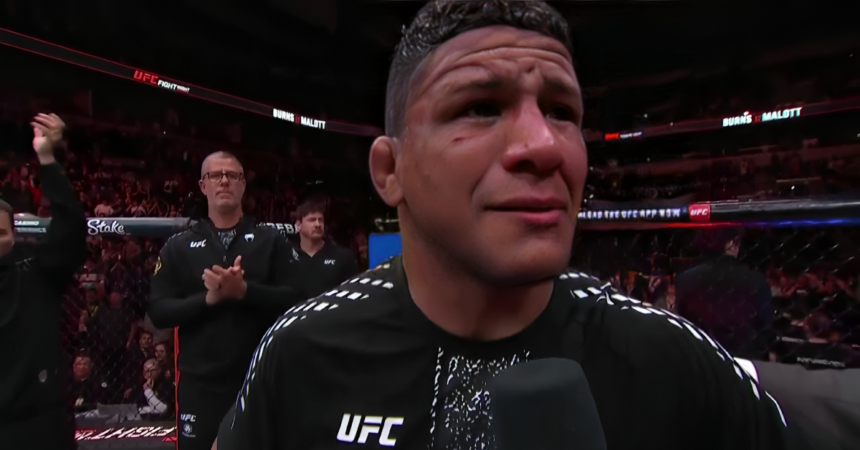 Gilbert Burns Reveals Retirement Decision Was Impromptu After Crushing Loss At UFC Winnipeg