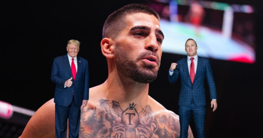 Ilia Topuria, Justin Gaethje, Donald Trump