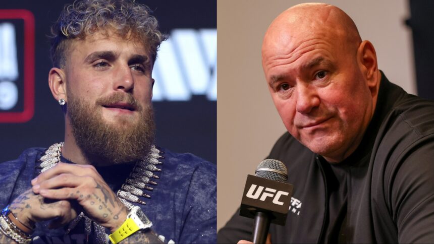 Jake Paul and Dana White