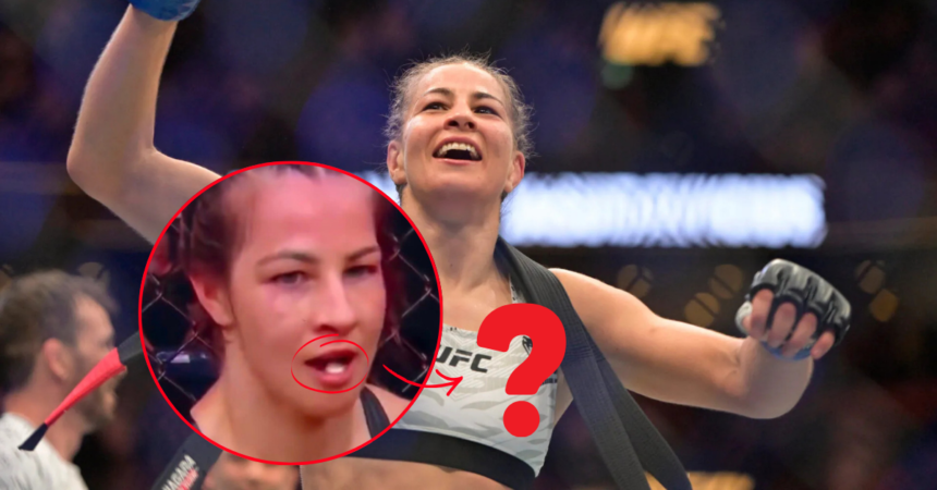 Jasmine Jasudavicius Reveals What Was Really in Her Mouth During UFC Winnipeg Fight