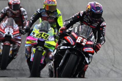 Jorge Martin, Fabio di Giannantonio, Pecco Bagnaia, 2026 US MotoGP.