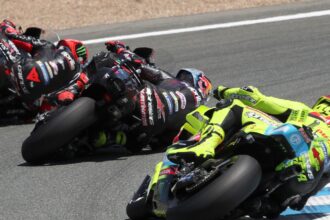 Bezzecchi, Martin, di Giannantonio, 2026 Spanish MotoGP.