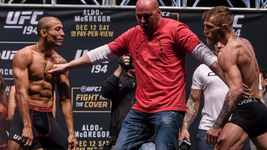 Jose Aldo and Conor McGregor