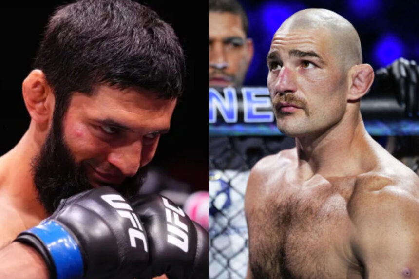 Khamzat Chimaev and Sean Strickland UFC 328