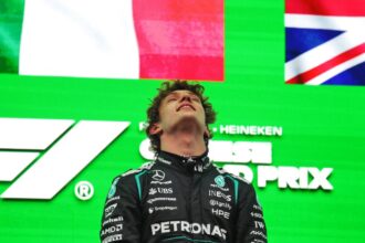 Antonelli became the first Italian since Fisichella in 2006 to win a Grand Prix