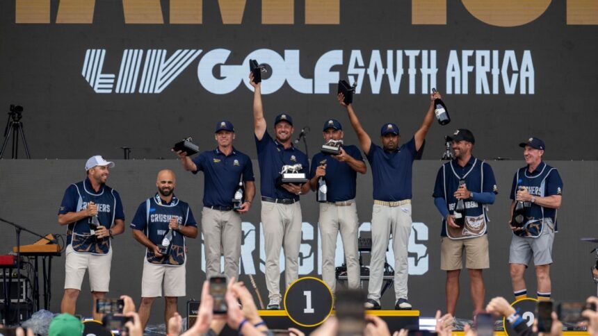 LIV golf is still going on, but its days seem to be limited, and probably always have been.