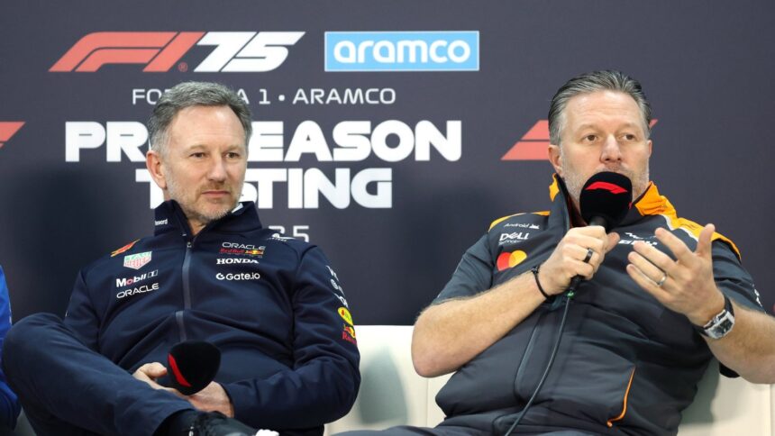 Horner and Brown were F1 rivals