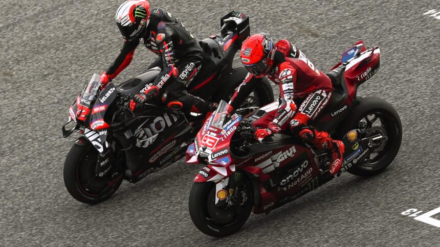 Marco Bezzecchi, Marc Marquez, 2026 Thai MotoGP.