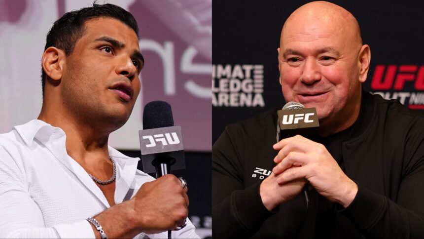 Paulo Costa and Dana White