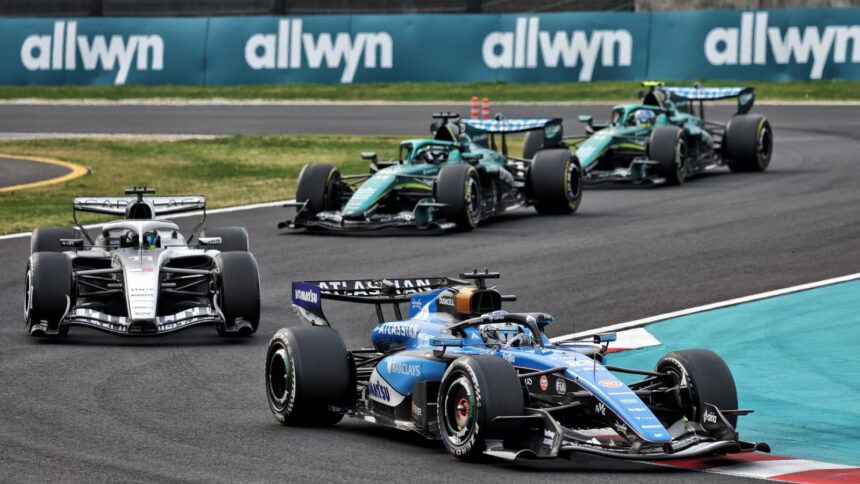 Albon finished 20th and last in Japan