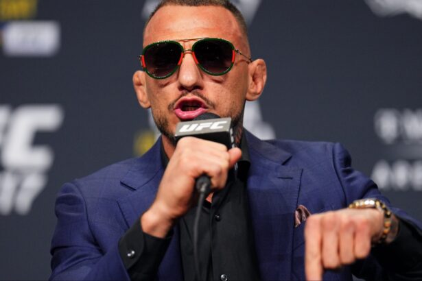 Renato Moicano at the UFC 317 press conference