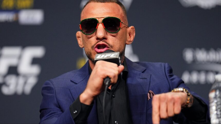 Renato Moicano at the UFC 317 press conference