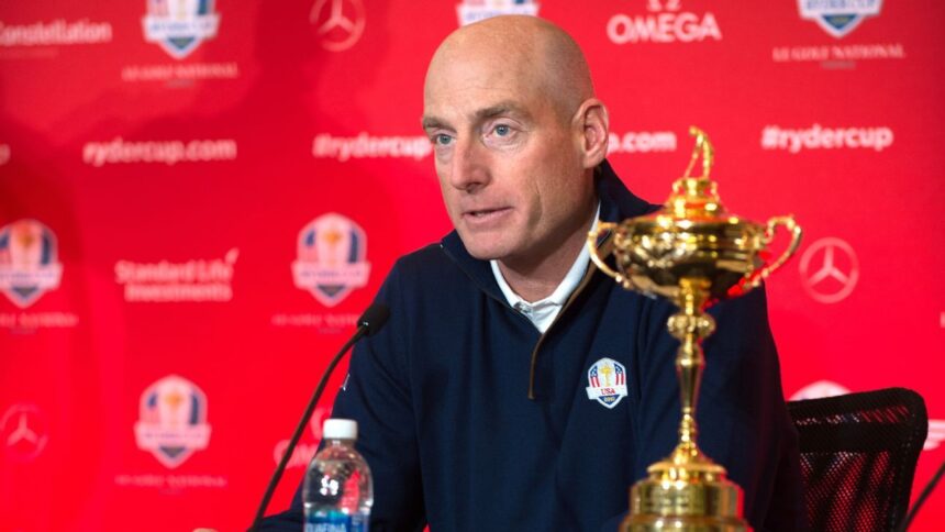 Report: Furyk to lead U.S. Ryder Cup team after Tiger Woods withdraws