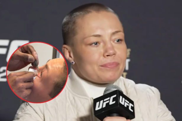 Rose Namajunas eye pokes