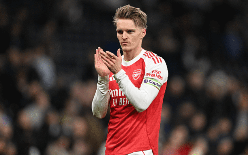 Arsenal captain Martin Odegaard calls on supporters to 'make some noise' ahead of big final game of the season (video)