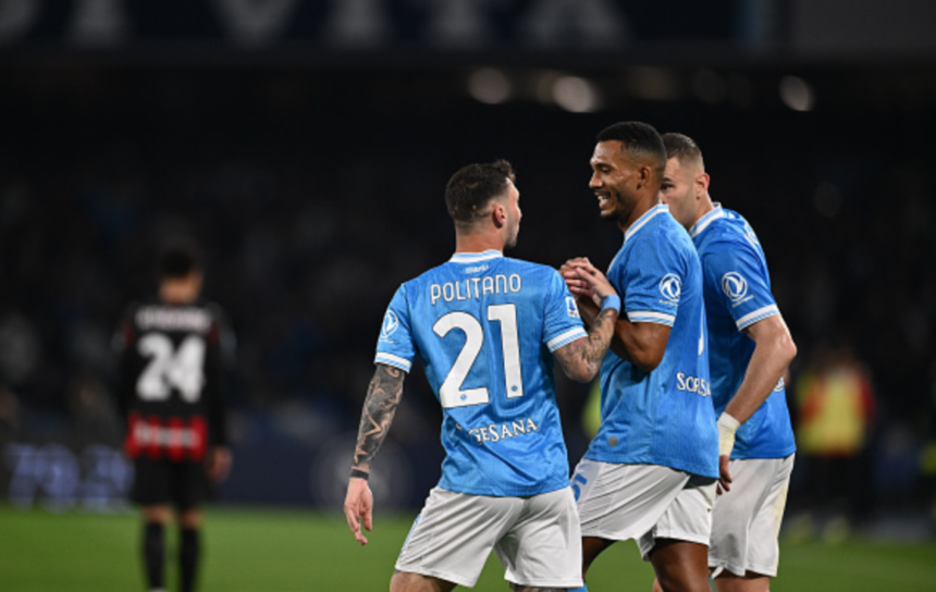 Napoli 1-0 AC Milan: Politano's late winner lifts the hosts into second place