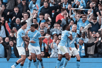 Manchester City 2-1 Arsenal: Haaland's heroic swing title race favors Guardiola