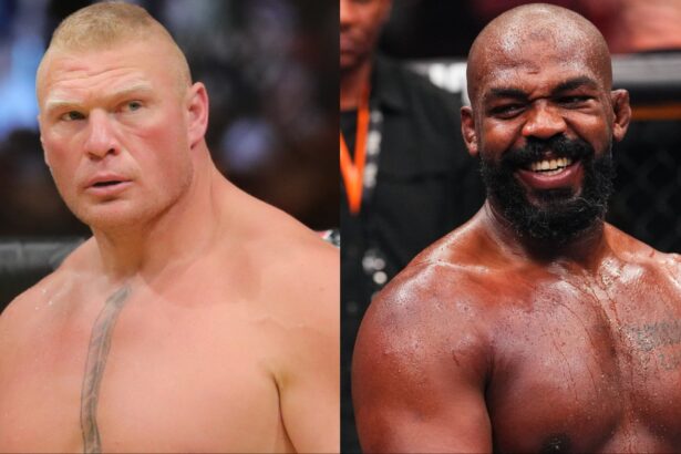 Brock Lesnar and Jon Jones