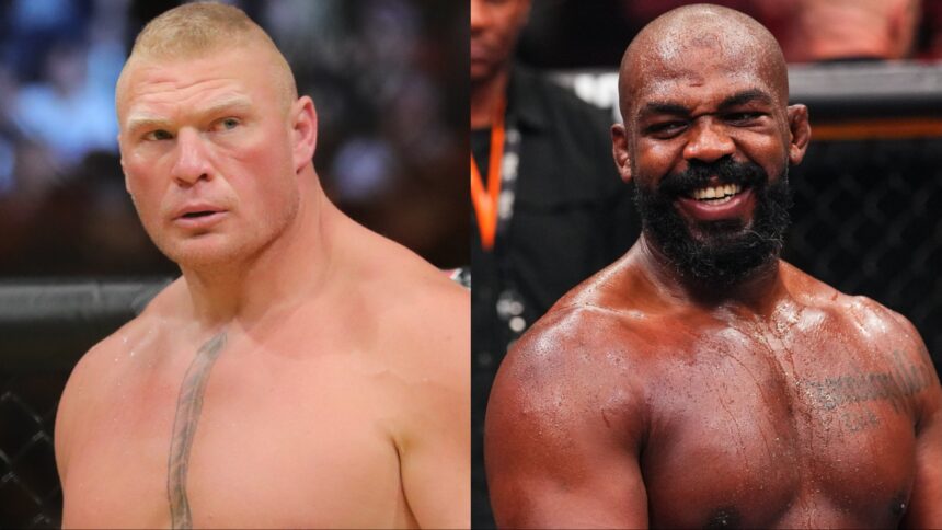 Brock Lesnar and Jon Jones