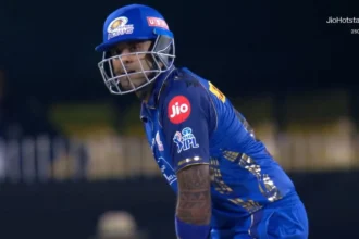 Nandre Burger gives fiery send off to Suryakumar Yadav in RR vs MI clash