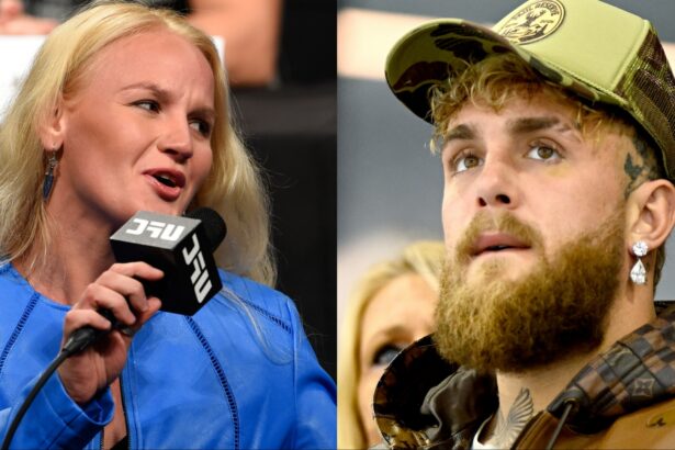 Valentina Shevchenko and Jake Paul